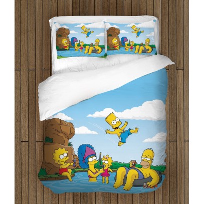 Lenjerie de pat Familia Simpsons- The Simpsons