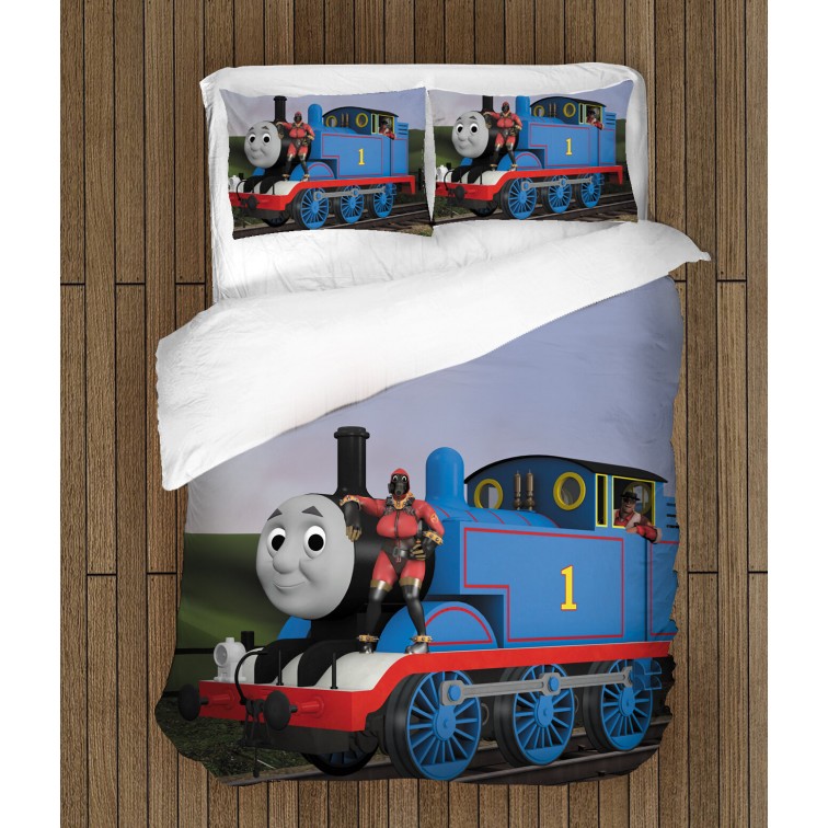 Set de dormit pentru copii Thomas And Friends - Locomotiva Thomas și prietenii săi