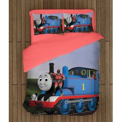 Set de dormit pentru copii Thomas And Friends - Locomotiva Thomas și prietenii săi