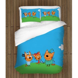 Set de dormit pentru copii Trei pisicuțe - The three kittens 