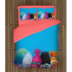 Set de pat de efect pentru copii Trolls - Trolls Set de pat de efect pentru copii Trolls - Trolls