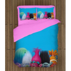 Set de pat de efect pentru copii Trolls - Trolls Set de pat de efect pentru copii Trolls - Trolls