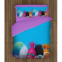 Set de pat de efect pentru copii Trolls - Trolls Set de pat de efect pentru copii Trolls - Trolls