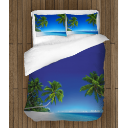 Set cearșafuri Plajă Tropicală - Tropical Beach