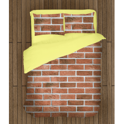 Set de pat interesant Textură cărămidă - Brick Texture