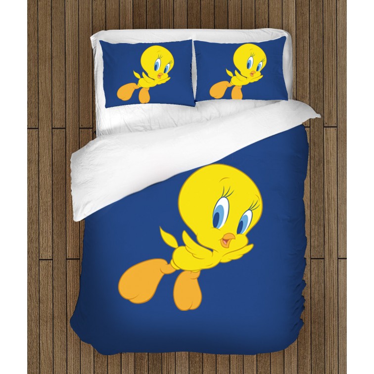 Lenjerie de pat pentru copii 3D Tweety