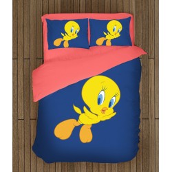 Lenjerie de pat pentru copii 3D Tweety