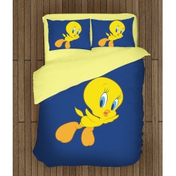 Lenjerie de pat pentru copii 3D Tweety