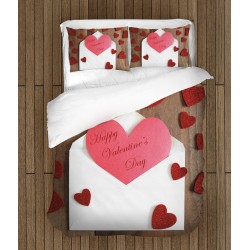 Set cearșafuri pentru îndrăgostiți Felicitare de Valentine"s Day - Valentine's Day Card