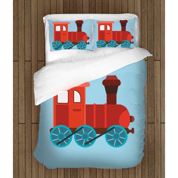 Set de pat pentru copii Tren- Train