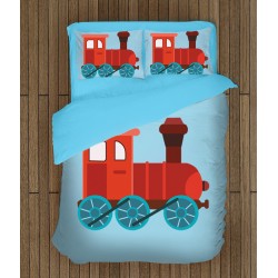 Set de pat pentru copii Tren- Train