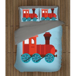 Set de pat pentru copii Tren- Train