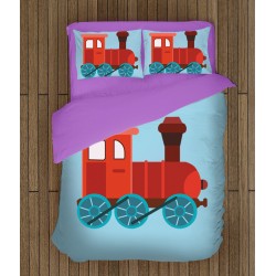 Set de pat pentru copii Tren- Train
