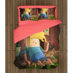Lenjerie de pat pentru copii Să-nceapă Aventura - Adventure Time Finn And Jake