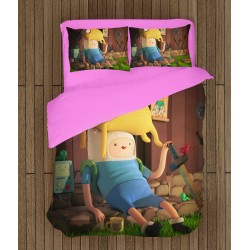 Lenjerie de pat pentru copii Să-nceapă Aventura - Adventure Time Finn And Jake