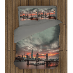 Cearșafuri Apus de soare în Londra - Sunset In London
