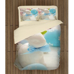 Set de pat Paști Iepurașul de Porțelan - Porcelain Rabbit
